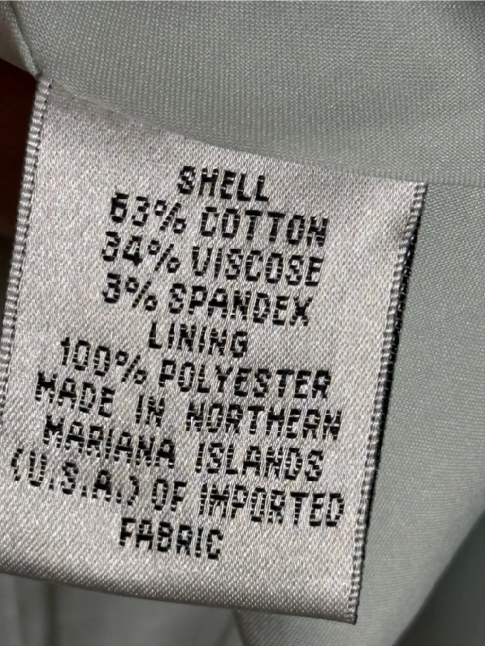 Talbots Petite Stretch Light Green Blazer 14P - Picture 9 of 9